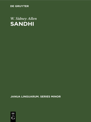 cover image of Sandhi